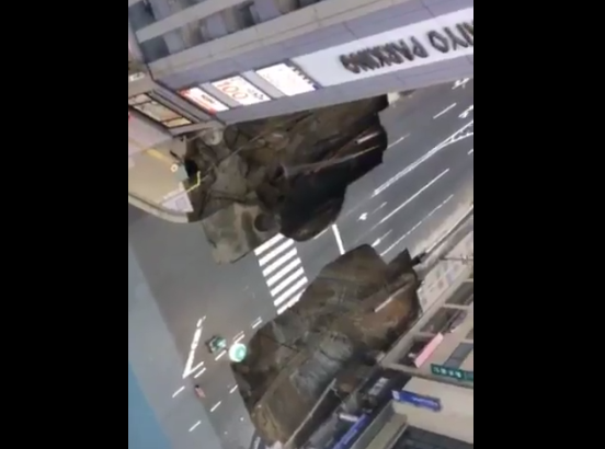 【動画】福岡県博多駅前の陥没事故、陥没時の映像が衝撃的過ぎる…